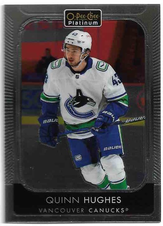 QUINN HUGHES 21-22 UD O-Pee-Chee OPC Platinum