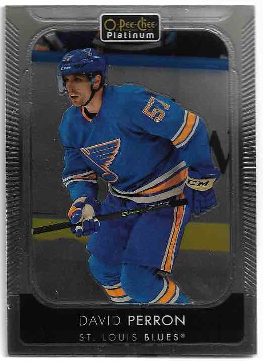 DAVID PERRON 21-22 UD O-Pee-Chee OPC Platinum