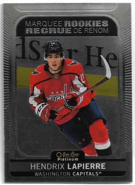 Marquee Rookies HENDRIX LAPIERRE 21-22 UD O-Pee-Chee OPC Platinum