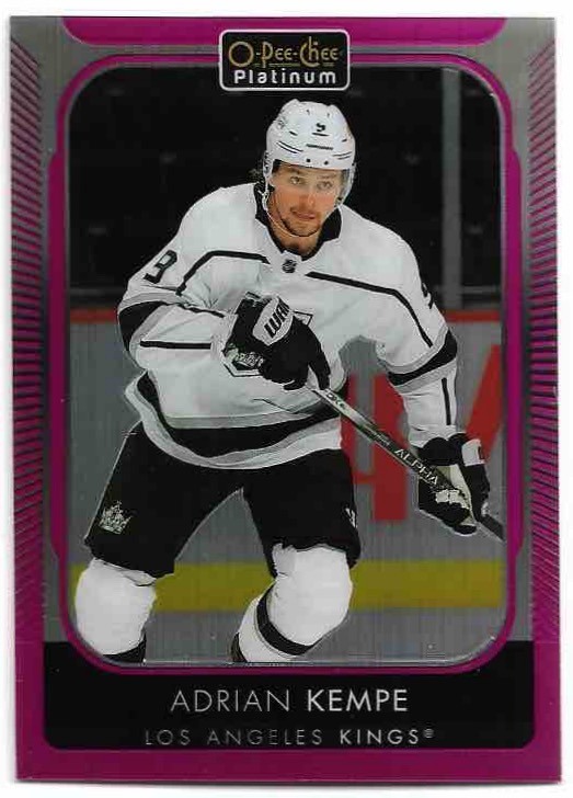 Matte Pink ADRIAN KEMPE 21-22 UD O-Pee-Chee OPC Platinum