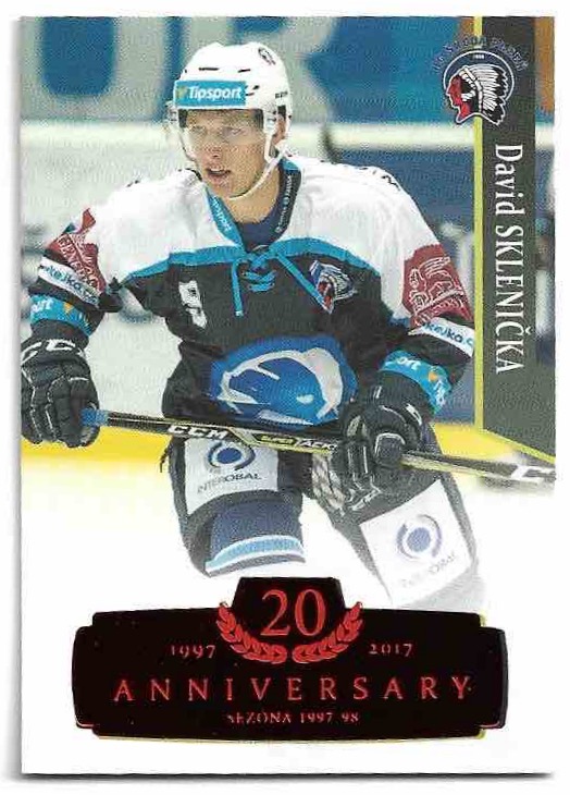 Red 20th Anniversary Retro DAVID SKLEDNIČKA 17-18 OFS Classic /29