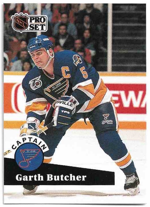 Captain GARTH BUTCHER 91-92 Pro Set