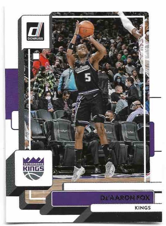 DE'AARON FOX 22-23 Panini Donruss Basketball