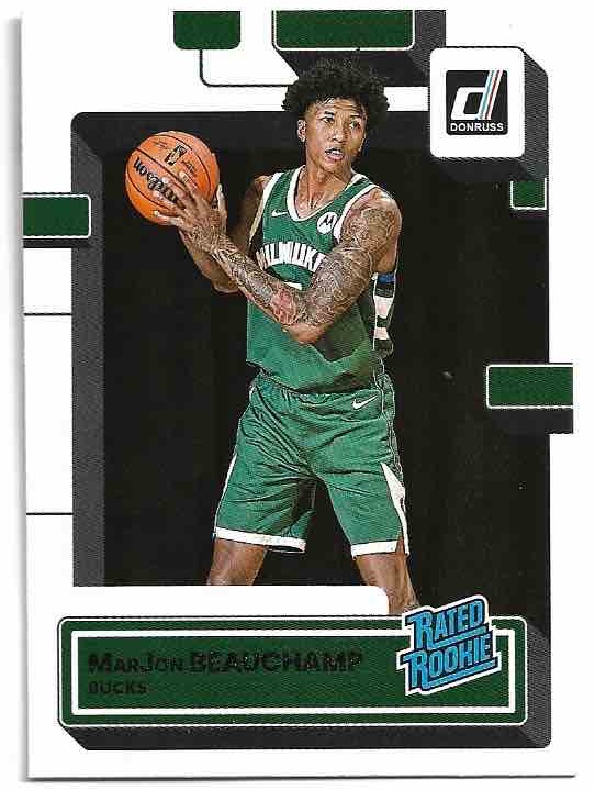 Rated Rookie MARJON BEAUCHAMP 22-23 Panini Donruss Basketball