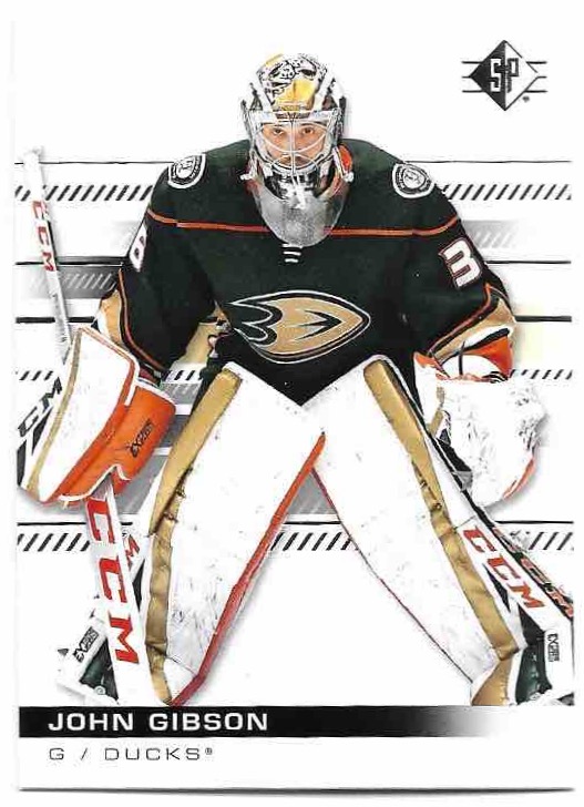 JOHN GIBSON 19-20 UD SP Hockey