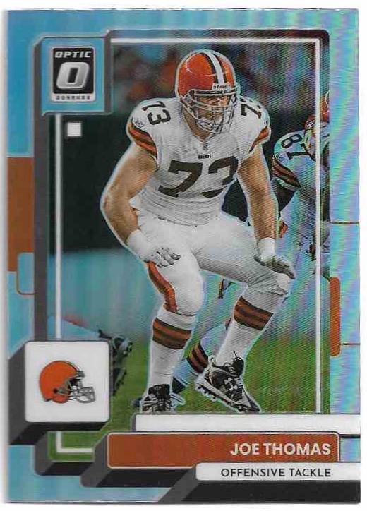 Holo Prizm JOE THOMAS 2022 Panini Donruss Optic Football