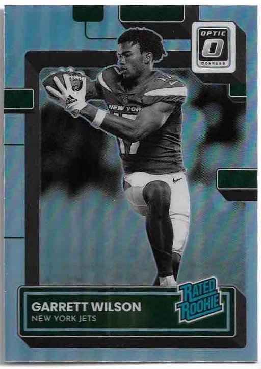 Variation Holo Negative Rookie GARRETT WILSON 2022 Panini Donruss Optic Football