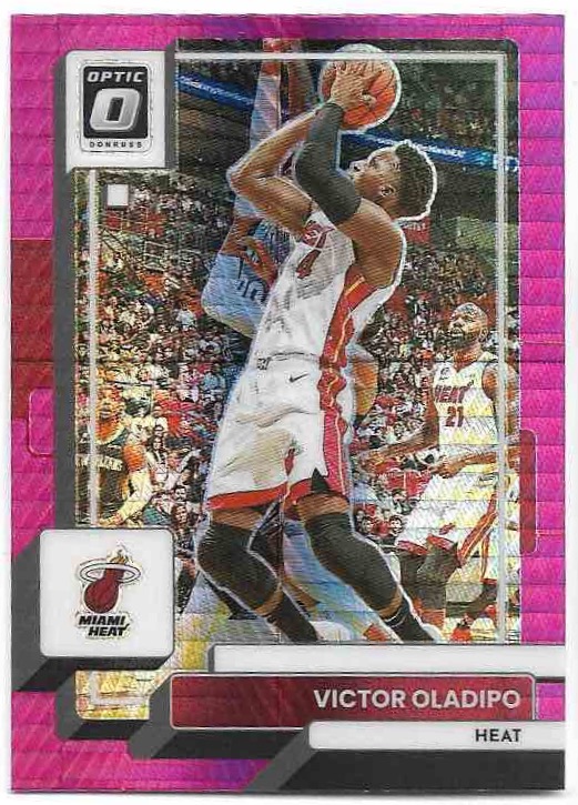 Hyper Pink Prizm VICTOR OLADIPO 22-23 Panini Donruss Optic Basketball