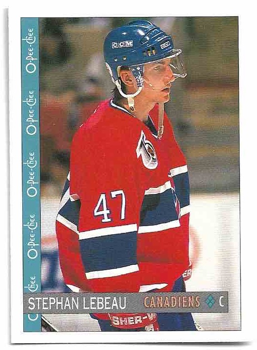 STEPHAN LEBEAU 92-93 O-Pee-Chee