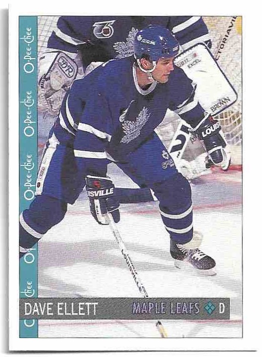 DAVE ELLETT 92-93 O-Pee-Chee