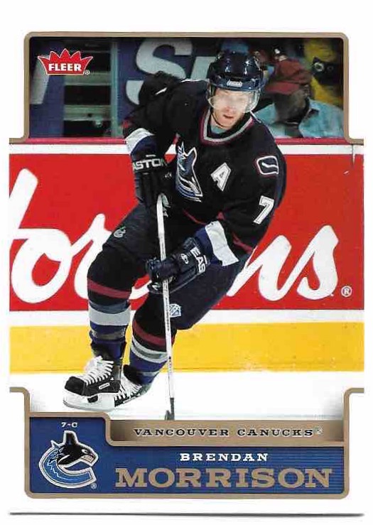 BRENDAN MORRISON 06-07 Fleer Hockey