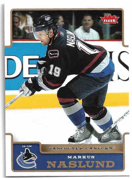 MARKUS NASLUND 06-07 Fleer Hockey