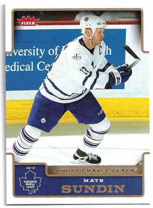 MATS SUNDIN 06-07 Fleer Hockey