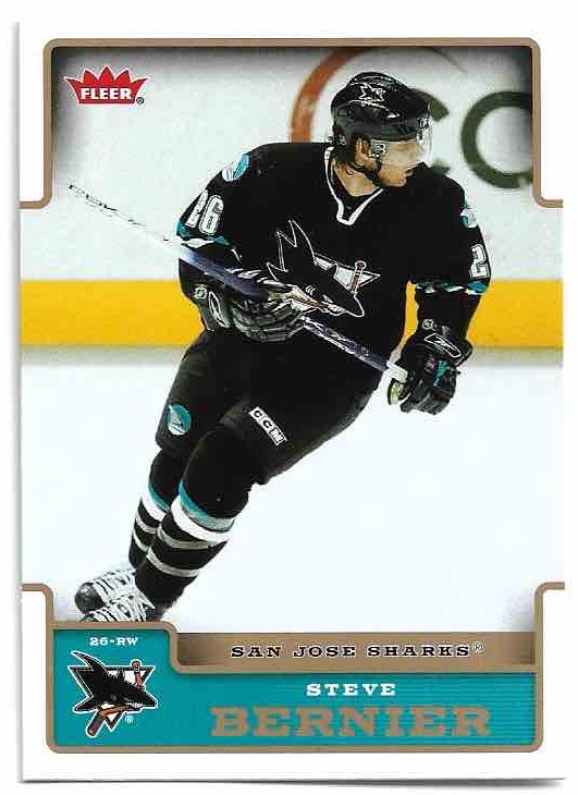 STEVE BERNIER 06-07 Fleer Hockey