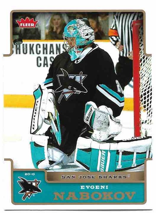 EVGENI NABOKOV 06-07 Fleer Hockey