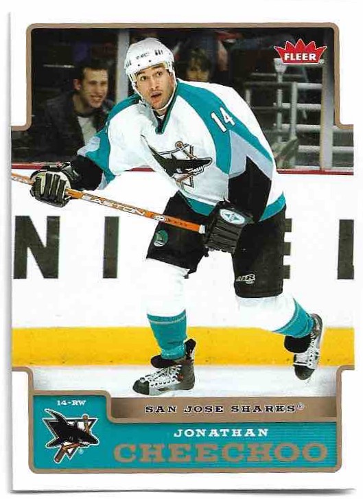 JONATHAN CHEECHOO 06-07 Fleer Hockey