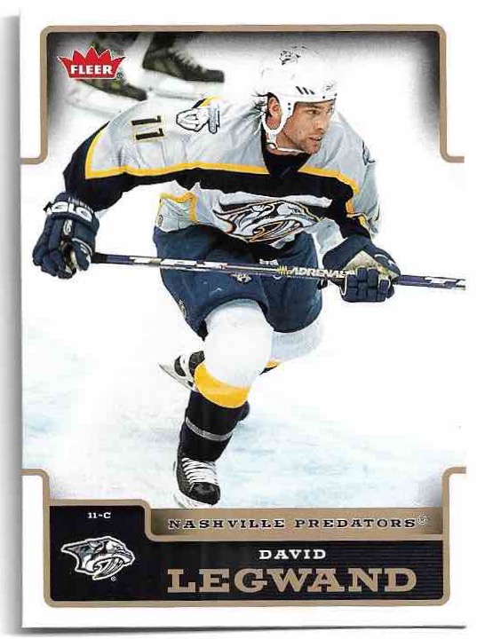 DAVID LEGWAND 06-07 Fleer Hockey