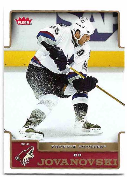 ED JOVANOVSKI 06-07 Fleer Hockey