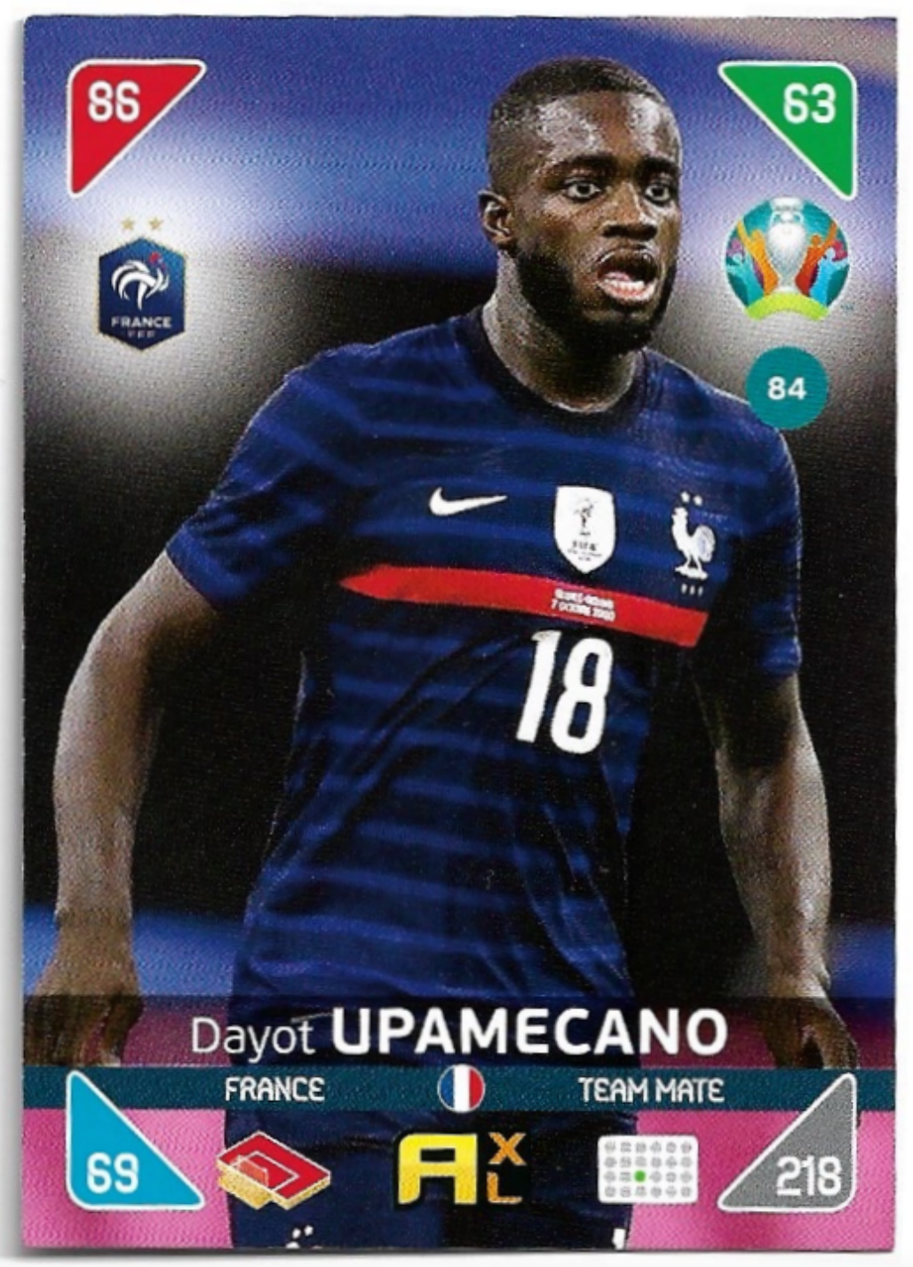 DAYOT UPAMECANO 20-21 Panini UEFA Euro 2020 Kick Off