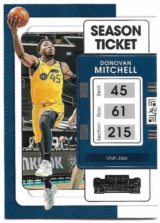 DONOVAN MITCHELL 21-22 Panini Contenders Basketball