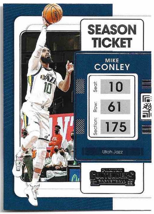 MIKE CONLEY 21-22 Panini Contenders Basketball