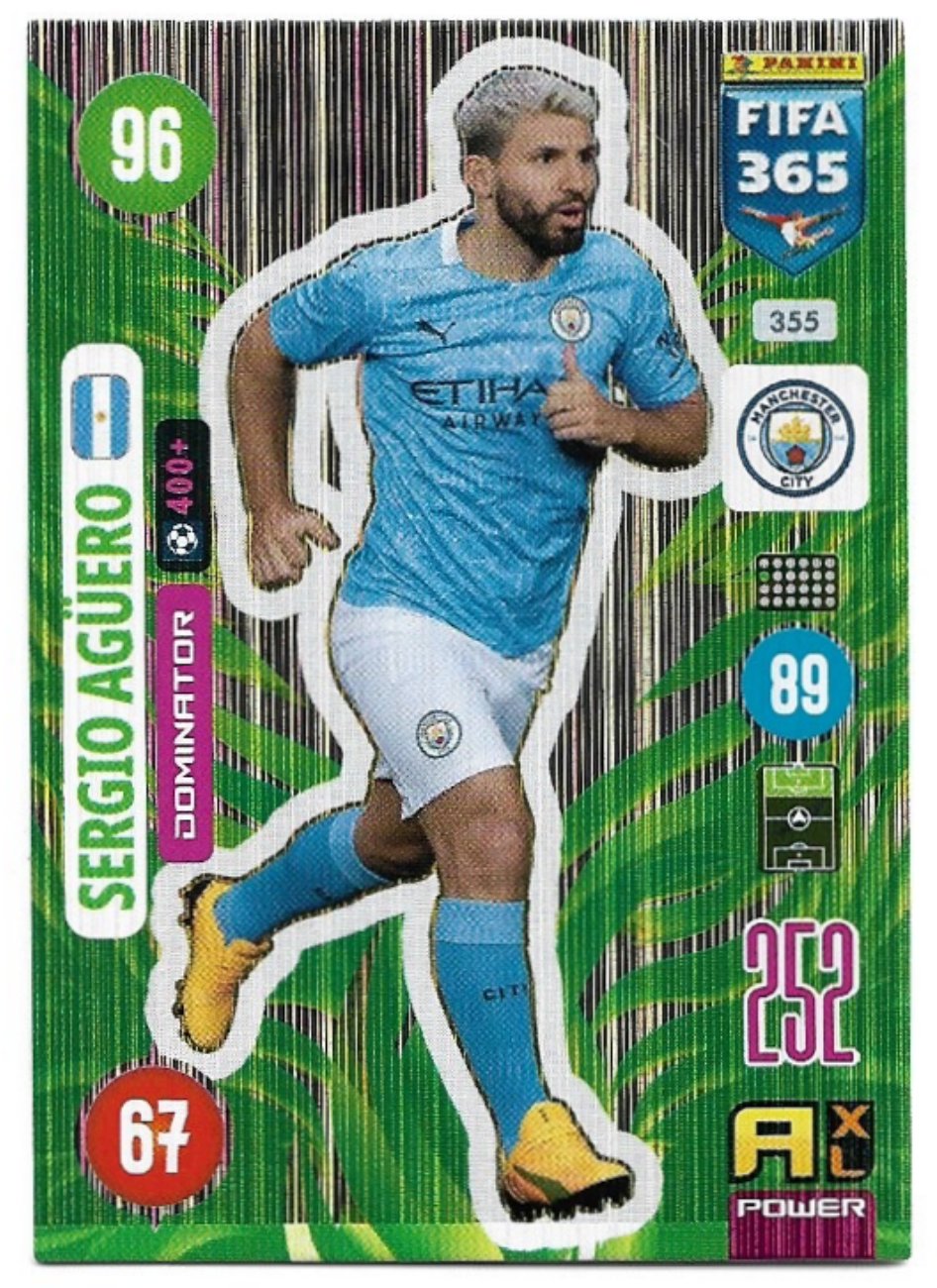 Dominator SERGIO AGUERO 2021 Panini FIFA 365