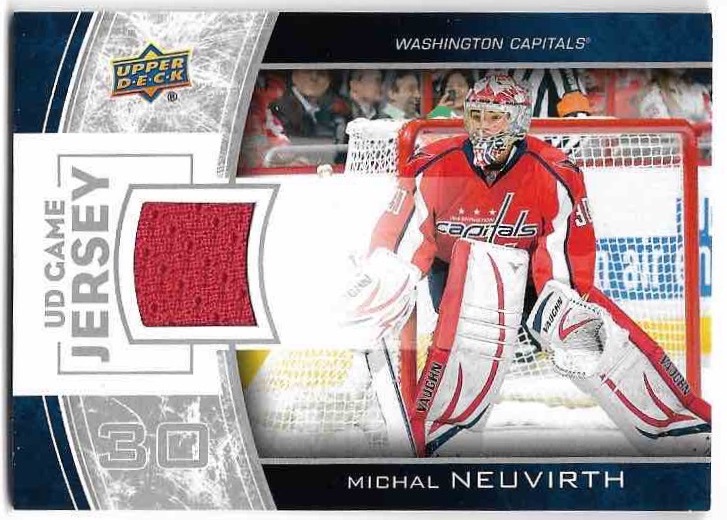 UD Game Jersey MICHAL NEUVIRTH 13-14 UD Series 1