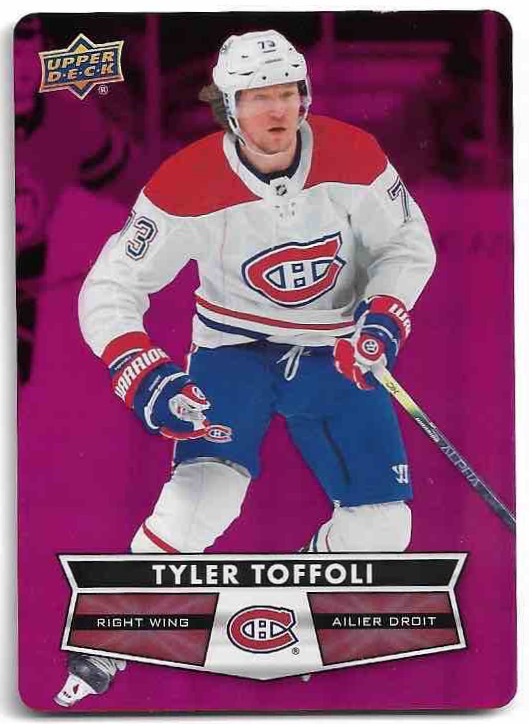 Red Die-Cut TYLER TOFFOLI 21-22 Tim Hortons Collector's Series