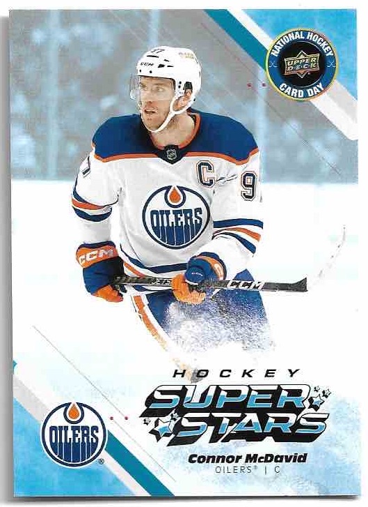 Hockey Super Stars CONNOR MCDAVID 2023 UD National Hockey Card Day