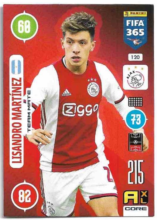 LISANDRO MARTINEZ 2021 Panini FIFA 365