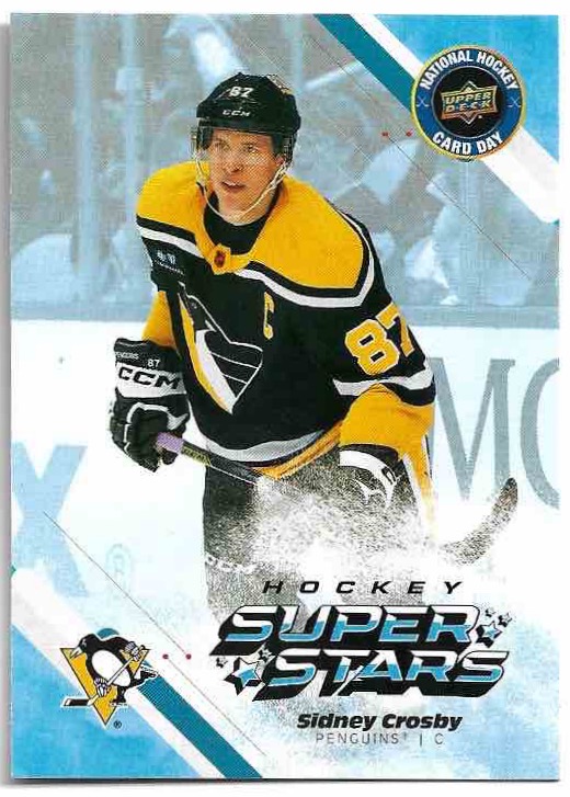 Hockey Super Stars SIDNEY CROSBY 2023 UD National Hockey Card Day