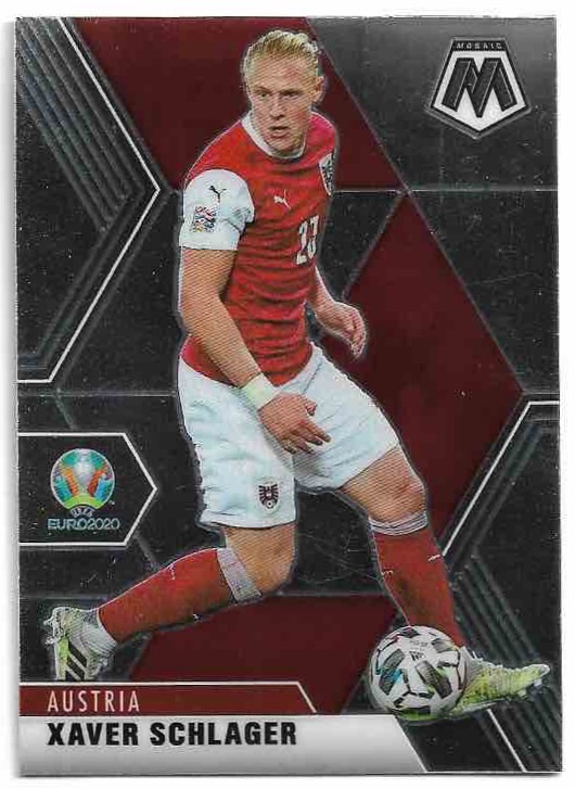 XAVER SCHLAGER 2021 Panini Mosaic UEFA Euro Soccer