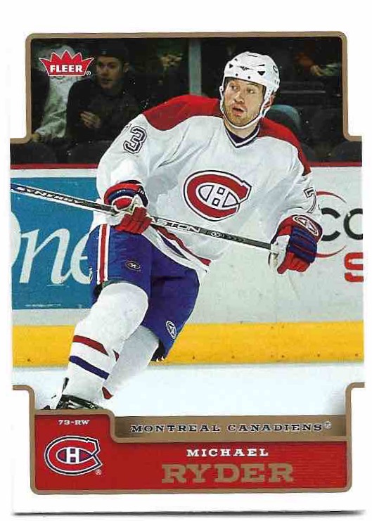 MICHAEL RYDER 06-07 Fleer Hockey