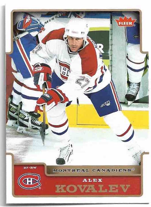 ALEX KOVALEV 06-07 Fleer Hockey