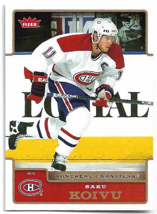 SAKU KOIVU 06-07 Fleer Hockey