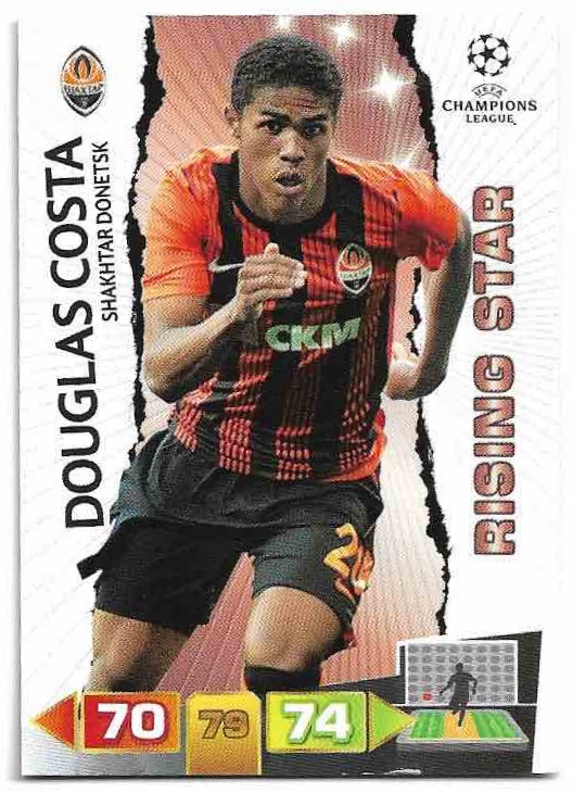 Rising Star DOUGLAS COSTA 11-12 Panini Adrenalyn XL CL