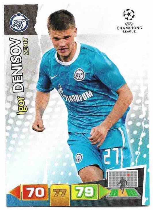 IGOR DENISOV 11-12 Panini Adrenalyn XL CL