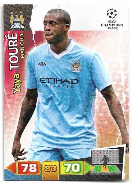 YAYA TOURE 11-12 Panini Adrenalyn XL CL