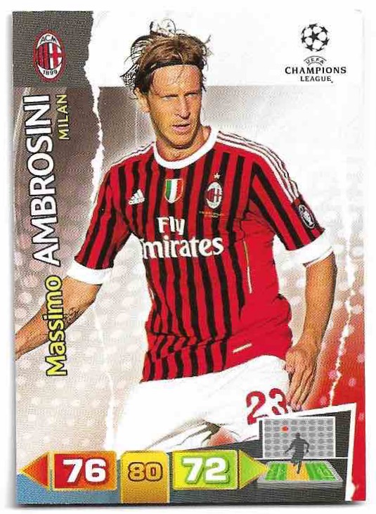 MASSIMO AMBROSINI 11-12 Panini Adrenalyn XL CL