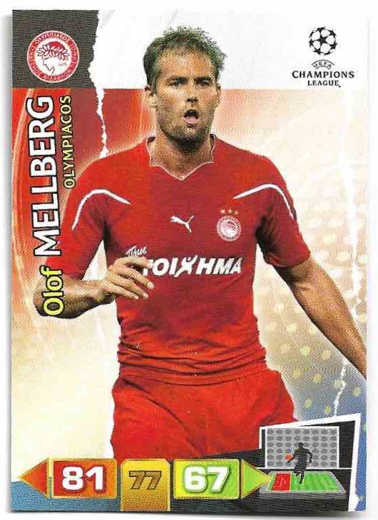 OLOF MELLBERG 11-12 Panini Adrenalyn XL CL