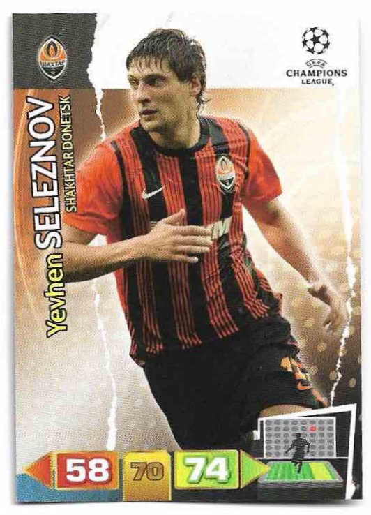 YEVHEN SELEZNOV 11-12 Panini Adrenalyn XL CL