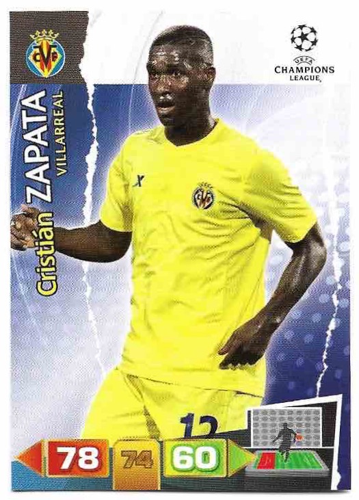 CRISTIAN ZAPATA 11-12 Panini Adrenalyn XL CL