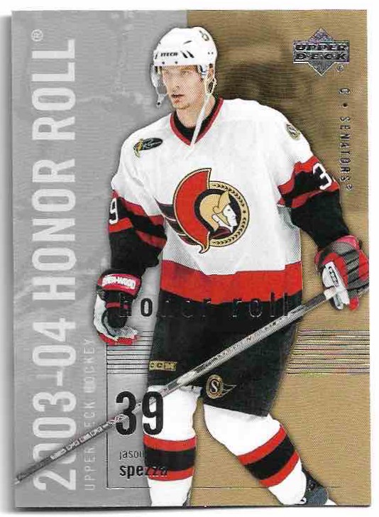 JASON SPEZZA 03-04 UD Honor Roll