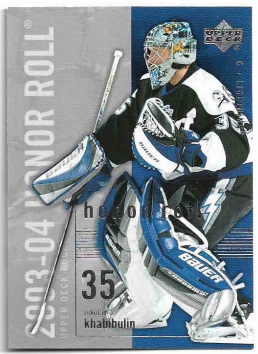 NIKOLAI KHABIBULIN 03-04 UD Honor Roll