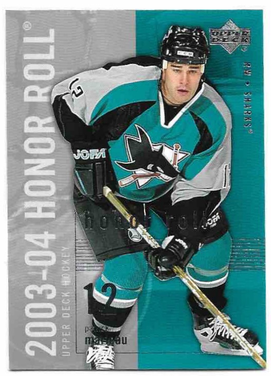 PATRICK MARLEAU 03-04 UD Honor Roll