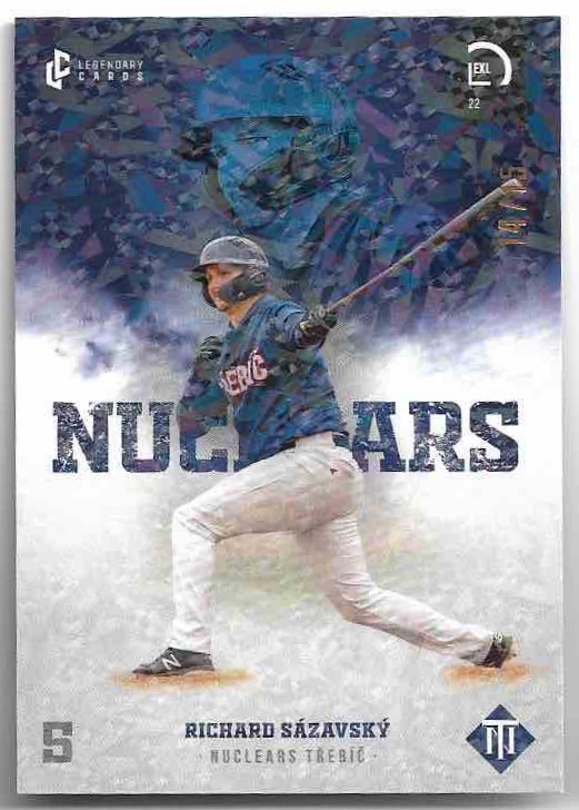 Jungle RICHARD SÁZAVSKÝ 2022 Legendary Cards CZE Baseball Extraleague /15