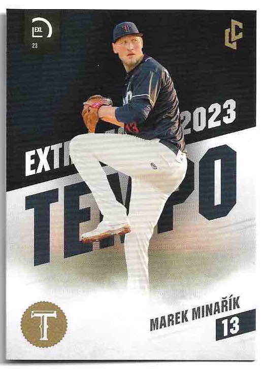 MAREK MINAŘÍK 2023 Legendary Cards CZE Baseball Extraleague
