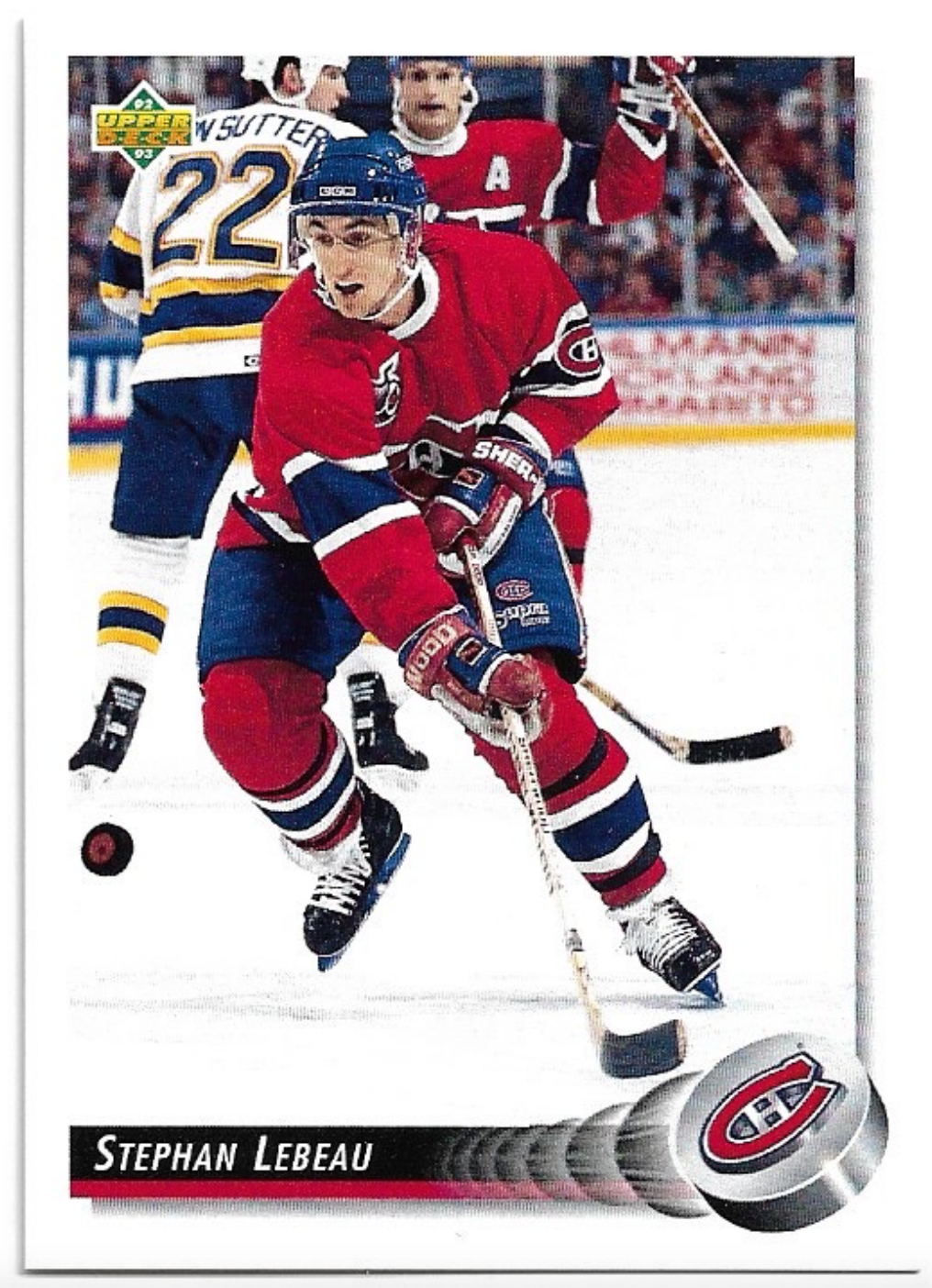 STEPHAN LEBEAU 92-93 UD Upper Deck