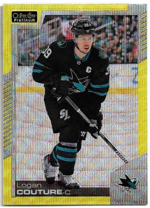Neon Yellow Surge LOGAN COUTURE 20-21 UD O-Pee-Chee OPC Platinum