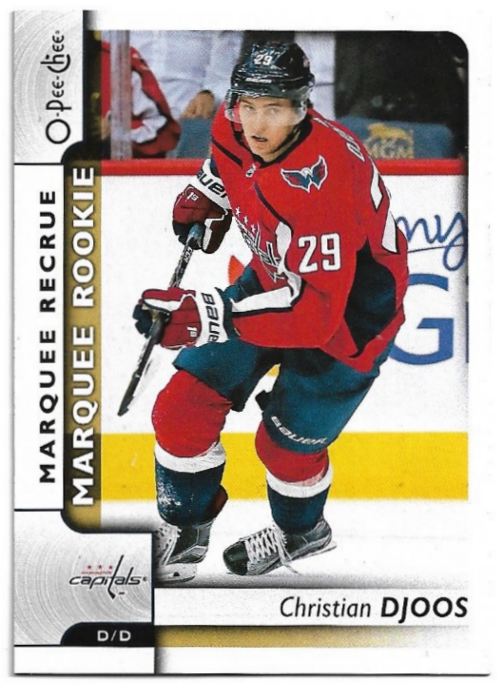 Update Marquee Rookie CHRISTIAN DJOOS 17-18 UD O-Pee-Chee OPC